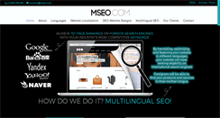Desktop Screenshot of mseo.com